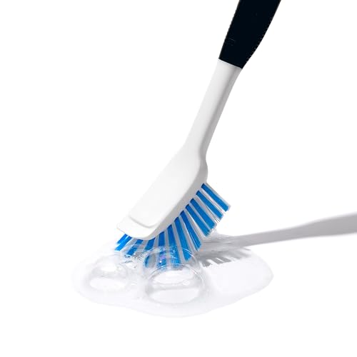 OXO Good Grips Dish Scrub Brush with Non-Slip Handle, Nylon Bristles