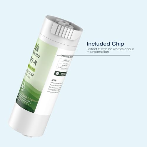 MARRIOTTO Water Filter Compatible with XWFE (Built-in CHIP), Replacement for GE XWFE, XWF Refrigerator Water Filter Pack of 2