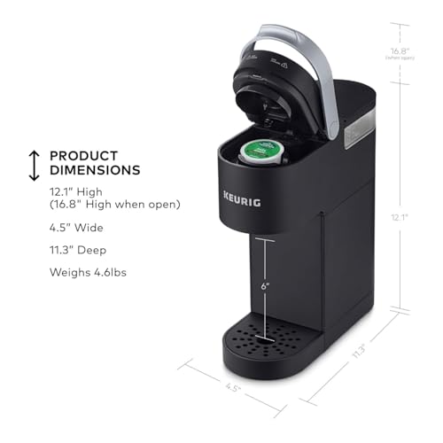 Keurig K Mini Plus Single Serve Coffee Maker, 6 12 Oz, Pod Storage