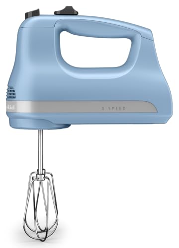 KitchenAid 5 Ultra Power Speed Hand Mixer, KHM512, Blue Velvet