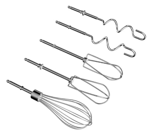 6-Speed Easy Storage Hand Mixer with 5 Attachments & Storage Case, Black