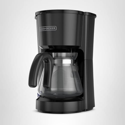 BLACK+DECKER CM0700BZ 4-in-1 5-Cup Coffee Station Coffeemaker, Black