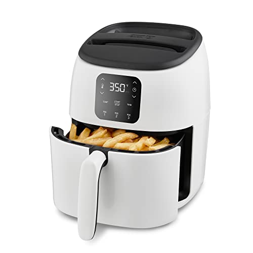 Dash Tasti-Crisp Digital Air Fryer, 2.6 Quart Small Compact Mini Air Fryer for French Fries, Nuggets & More, 1-2