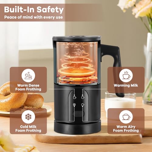 4-in-1 Electric Milk Frother Foam Maker for Latte, Cappuccino, Coffee Lover - My Kitchen Products