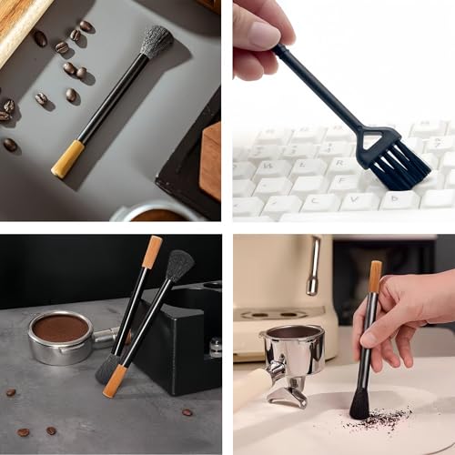 4 PCS Coffee Grinder Cleaning Brush, Espresso Brush Accessories Machine Cleaning Brush for Barista and Home Kitchen - My Kitchen Products