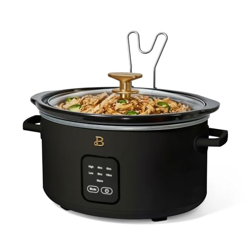 4-Qt Digital Slow Cooker with Smart Touch Screen, Removable Pot, Timer Presets, Ideal for Small Families - My Kitchen Products