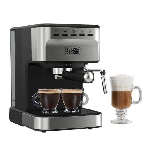 Black+Decker Semi-Automatic 15 Bar Espresso and Cappuccino