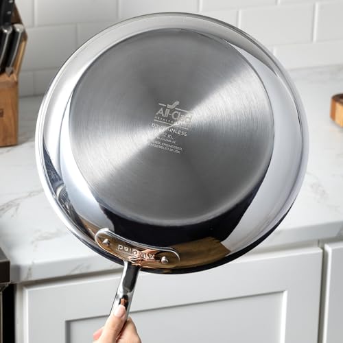 All-Clad D3® Stainless Steel 0.5 Quart Butter Warmer Saucepan- Made in the USA- The Original Bonded Professional Cookware- Oven Safe & Induction Compatible