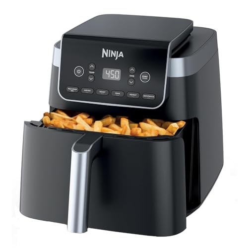 Ninja AF181 Air Fryer Pro XL 6in1 6.5Q Max Crisp Technology Nonstick Basket (Renewed) Bundle with 2 YR CPS Enhanced Protection Pack