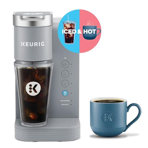 Keurig Iced Essentials Single Serve Coffee Maker, 3 Cup Sizes: 177, 237, and 296 ml