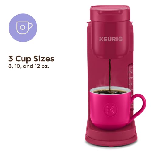 Keurig K-Express Single Serve K-Cup Pod Coffee Maker, 3 Brew Sizes, Strong Button Feature, 42oz Removable Reservoir, Island Berry