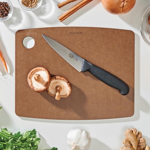 Kitchen Series 11.5" × 9" Cutting Board in Nutmeg