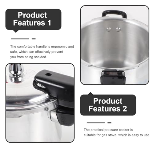 Pressure Cooker with Composite Bottom Mini Stovetop with Safety Valves