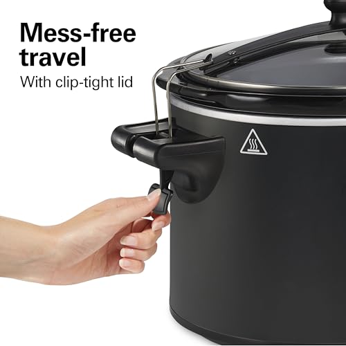 Hamilton Beach Portable Ready, Set, Dinner 6 Quart Programmable Slow Cooker