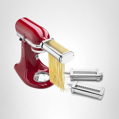 KitchenAid Stand Mixer Attachment, KSMPRA 3-Piece Pasta Roller & Cutter Set