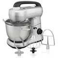 Hamilton Beach Stand Mixer with 4 Quart Stainless Steel Bowl, 7 Speeds, 300 Watt Motor, Silver, R63392 (Renewed)