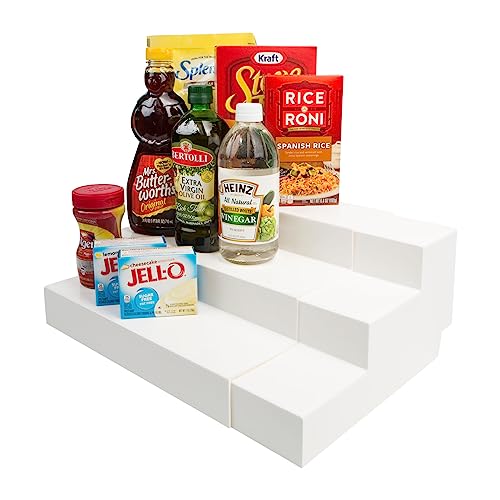 Dial Industries 3 Tier Adjustable Canned Goods Shelves for Kitchen Cabinet and Pantry Organization, Mega
