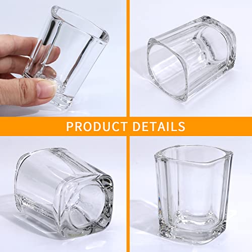 Encheng Shot Glasses Set with Heavy Base,2.2 oz Mini Square Whiskey Shot Glasses bulk, 40 pack Clear Espresso Shot Glass for Whiskey and Liqueurs,Ideal for Christmas,Halloween and Thanksgiving