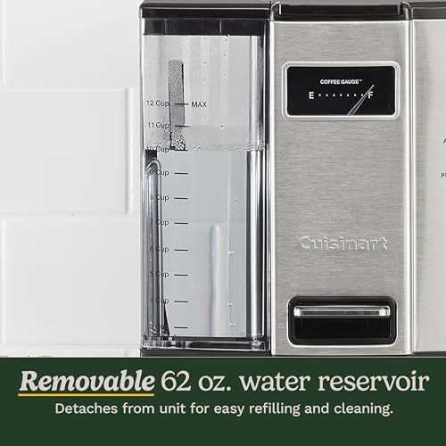 Cuisinart Coffee Maker, 12 Cup Programmable Drip Coffeemaker with Auto Shut-Off, Self cleaning, Home & Office Coffee Machine, DCC-3000NAS, Black
