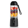 TOMUOO Portable Blender, 8 Blades Personal Size Smoothie Blender for Shakes, USB C Rechargeable Juicer Cup with LED Display, Travel Friendly Mini Mixer for Home, Office, Gym, 17oz, Black