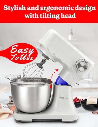 Betty Crocker 10-Speed Stand Mixer, 300 Watts, BC-4325W, White