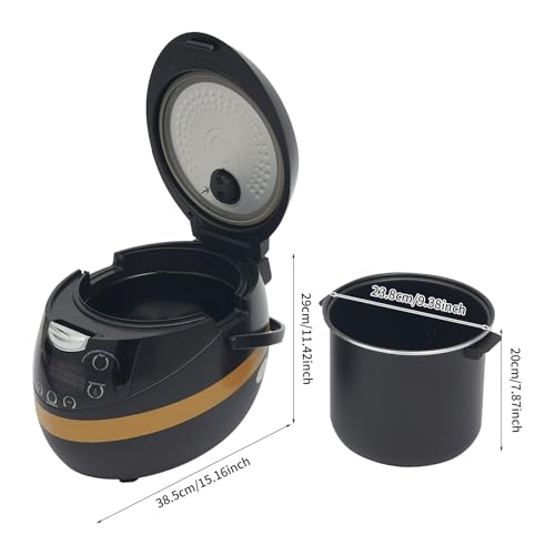 JINHZIXIU 8L Boba Machine Commercial Boba Cooker with Adjustable Temp & Time Automatic Boba Maker with with 6-Hour Keep Warm Function for Tapioca, Pearl