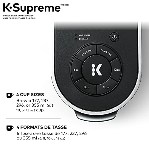 Keurig K-Supreme Coffee Maker, Single Serve K-Cup Pod Coffee Brewer, With MultiStream Technology, 66 Oz Dual-Position Reservoir