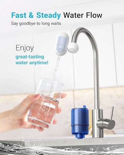 AQUA CREST Faucet Filter Replacement for All PUR®Plus Water Filter Replacement, PUR® Filter Replacement RF-9999®, NSF 42 Certified, 9-Month, 900-Gallon, 3 Pack