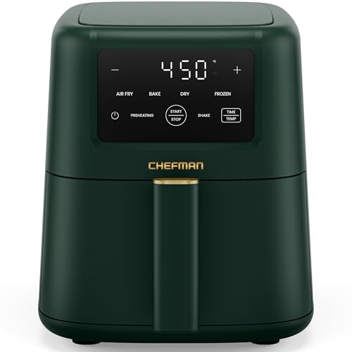 Chefman Air Fryer, 4-in-1 Slim 3.5 QT Airfryer, Air Fry, Bake, Dehydrate