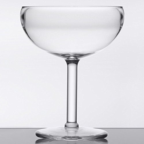 G.E.T. SW-1405-1-SAN-CL-EC Heavy-Duty Shatterproof Plastic Margarita Glasses, BPA Free, 12 Ounce (Set of 4)