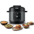 Ninja HyperHeat 9-in-1 Electric Pressure Cooker | 6.5 Qt Multi Cooker with Sear/Sauté, Slow Cooker, Rice Cooker, Sous Vide | 1200W | Fast Cooking, PFAS-Free Pot | Dark Gray | PC201GY