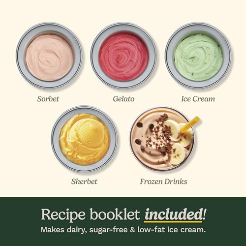 Cuisinart Ice Cream Maker Machine, 2-Quart Ice Cream, Sorbet and Frozen Yogurt Machine, Fully Automatic Double-Insulated Freezer Bowl Makes Frozen Desserts in Under 30 Minutes, ICE30BCP1, Silver