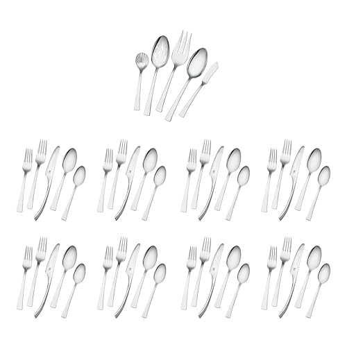 ZWILLING Bellasera 45-Piece Flatware Set, Service for 8, stainless steel