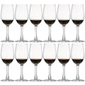 UMI UMIZILI 12 Ounce - Set of 12, Classic Durable Red/White Wine Glasses For Party