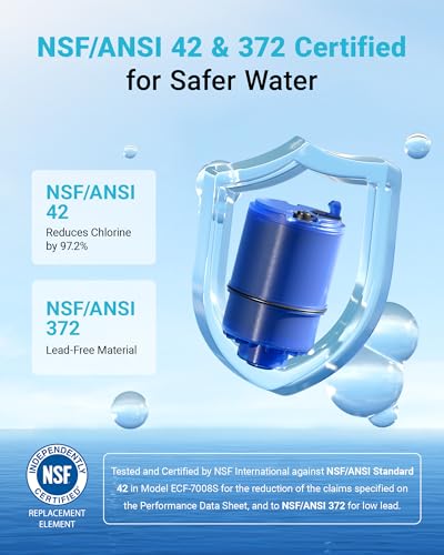 AQUA CREST Faucet Filter Replacement for All PUR®Plus Water Filter Replacement, PUR® Filter Replacement RF-9999®, NSF 42 Certified, 9-Month, 900-Gallon, 3 Pack