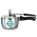 HAWKINS Triply Stainless Steel Pressure Cooker, Inner Lid Induction Cooker, (HSST15) 1.5 litres Silver