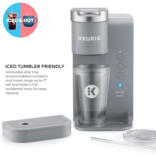 Keurig Iced Essentials Single Serve Coffee Maker, 3 Cup Sizes: 177, 237, and 296 ml