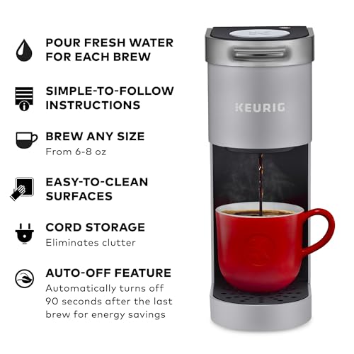 Keurig K-Suite Premium In-Room Hospitality Coffee Maker, Single Cup, Silver/Black