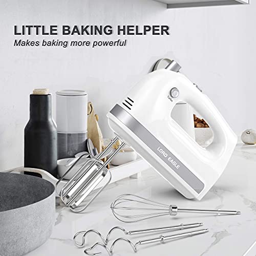 Lord Eagle Hand Mixer Electric Handheld 400W 5-Speed Lightweight