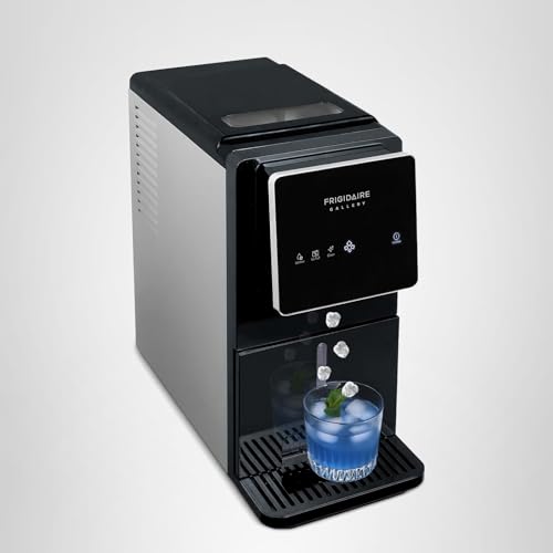 FRIGIDAIRE Touchscreen Nugget Ice Maker, Countertop Ice Machine, Sonic Ice Maker with 33 lbs. Capacity, Slate