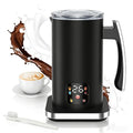 Automatic Milk Frother 6-in-1, Electric Milk Frother and Steamer 420ml, Milk Steamer and Frother for Latte, Coffee Frother Machine, Warm and Hot Chocolate Maker, Cold Foam Maker, Cappuccinos