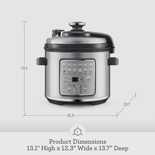 Breville Fast Slow Go Pressure Cooker BPR680BSS, Brushed Stainless Steel