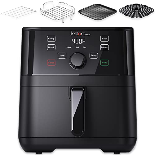 Instant Pot Vortex 5.7QT Air Fryer With Accessories, Custom Smart Cooking Programs, 4-in-1 Functions that Crisps
