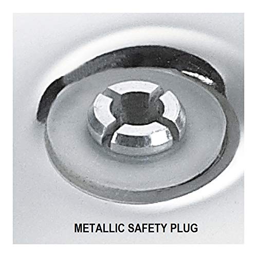 PRESTIGE Deluxe Alpha Induction Base Pressure Pan, Senior, Stainless Steel