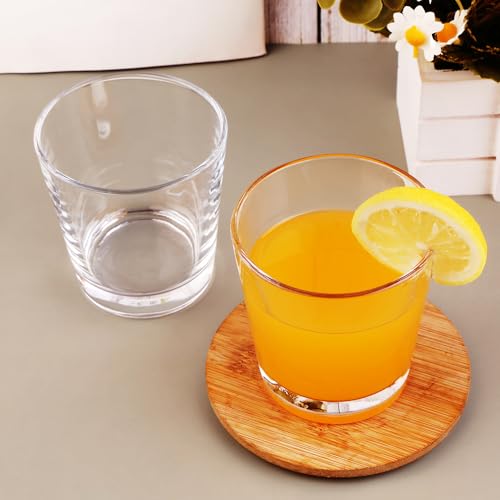 BTGLLAS 9oz Lowball Glasses, 24pc Short Glass Sets - Lead-Free Crystal Drinking Glasses for Water, Mojito, Tom Collins - Premium Bar Glassware & Cocktail Glass Set (24, Small)