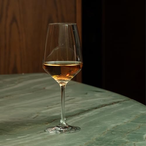 Eater x Zwiesel Fortessa Host Crystal Glass, 12 Ounce White Wine (Set of 8), Clear
