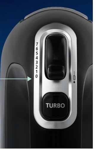 Oster 2109597 7-speed 250-Watt Classic Hand Mixer with Super Aerator Whisk Black