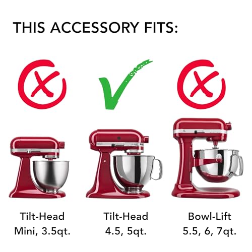 KitchenAid 5 Quart Ceramic Bowl, compatible 4.5 or 5Q Tilt-Head Stand Mixer, KSM2CB5WF, Wildflower