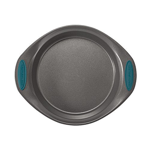 Rachael Ray Yum-o! Nonstick Bakeware Oven Lovin' Baking Pans Set, 10-Piece, Gray and Marine Blue