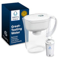 Brita Metro Small 6-Cup Water Filter Pitcher, WQA NSF/ANSI Certified, Mini-Fridge Friendly, Removes Chlorine Taste & Odor, Reduces Zinc, Copper & Mercury, 1 Standard Filter, Lasts 2 Months, White